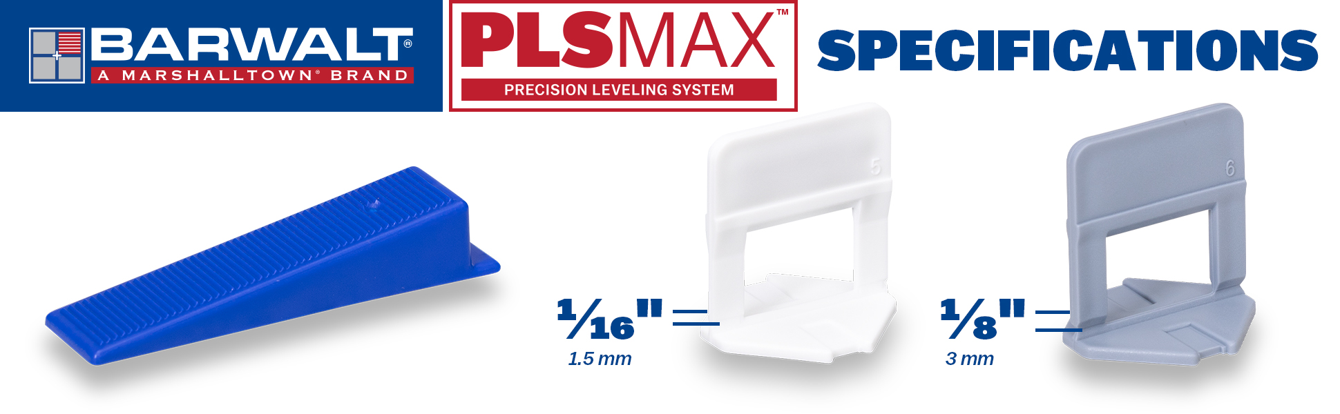 BARWALT PLS Max Tile Leveling System specifications